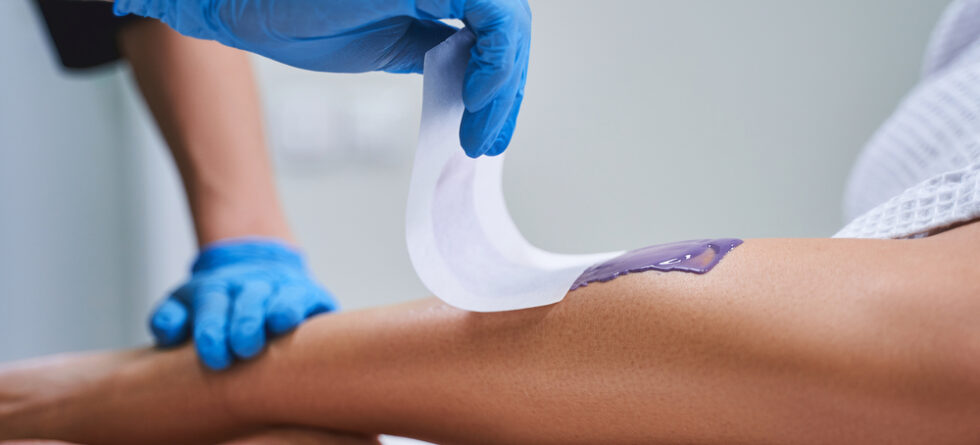 women waxing service for legs